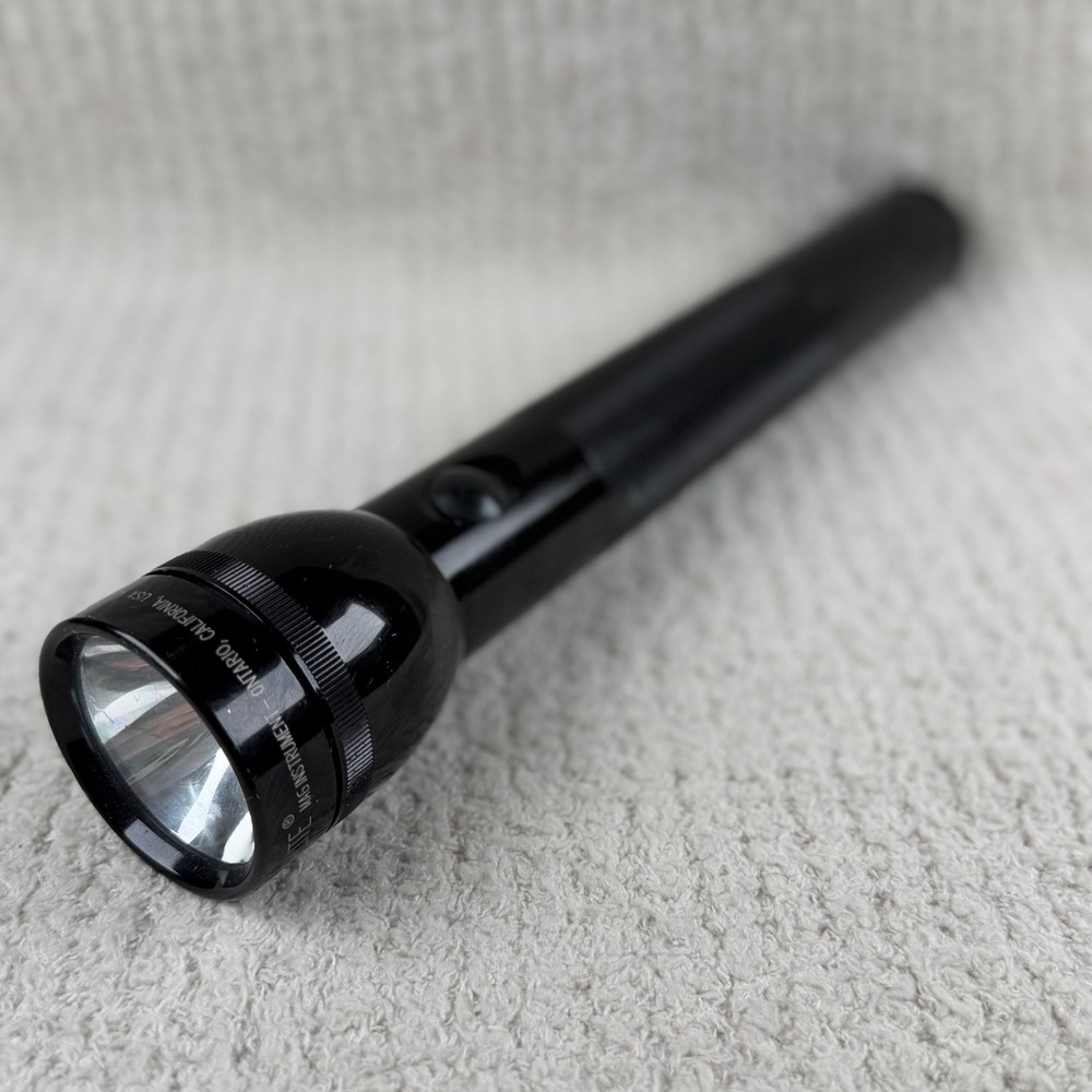 Maglite 3D Cell Flashlight Black Mag Instrument Made in USA Heavy Duty 12.5 inch